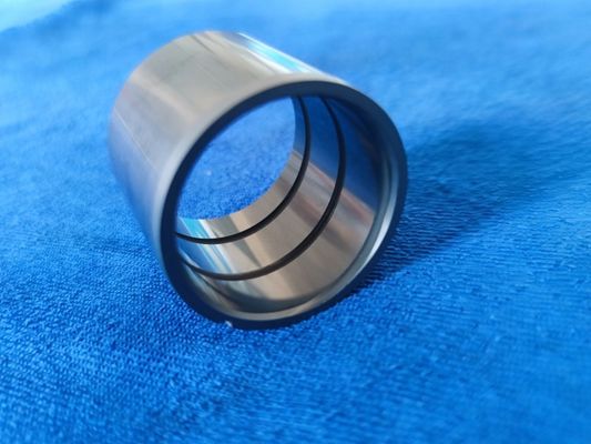 Bague en carbure de silicium à rainures hélicoïdales utilisée pour les équipements mécaniques