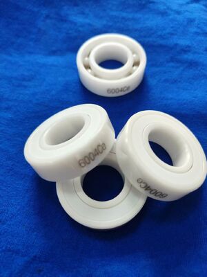 6004 6005 roulement à billes en céramique complète avec ZrO2 anneaux et billes PTFE cage et joints P6/P5 Grade de précision